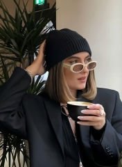 Egg Uovo Vintage Model Oval Güneş Gözlüğü