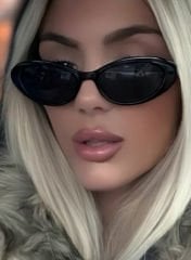 Egg Uovo Vintage Model Oval Güneş Gözlüğü