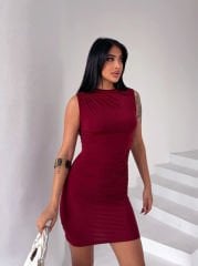 Sendy Kolsuz Elbise Kiremit