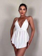 İp askılı kloş elbise