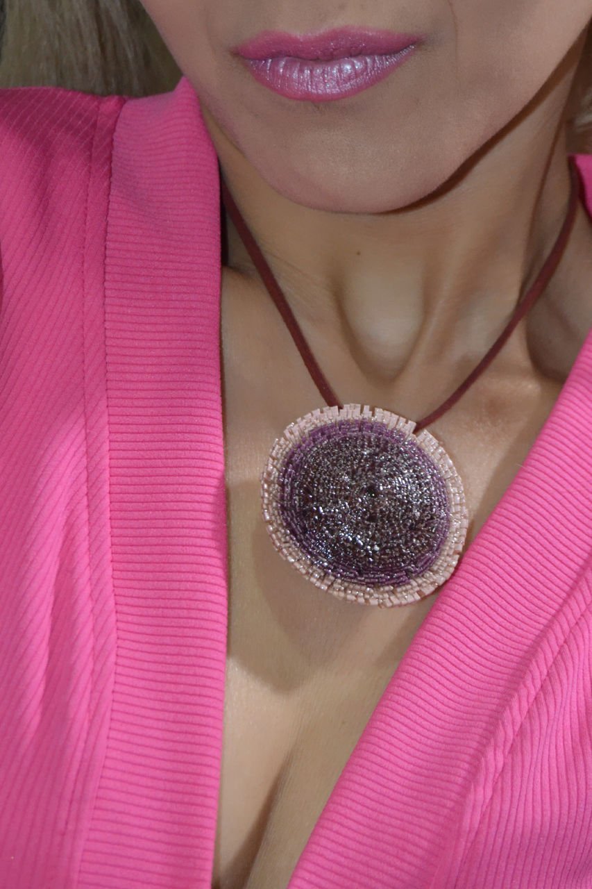 El Yapımı Özel Tasarım Kahve Kolye