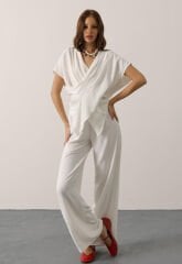 Asimetrik Kesim Takım - Beyaz