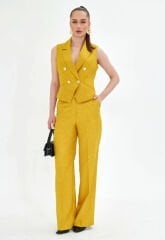 Yelekli takım Sarı